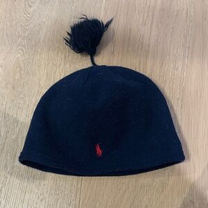 Polo by Ralph Lauren fleece beanie hat 4-7 T but runs small